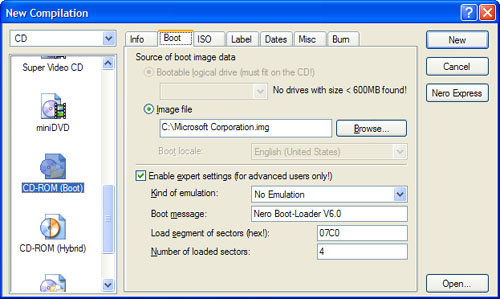 wxpvol en iso serial